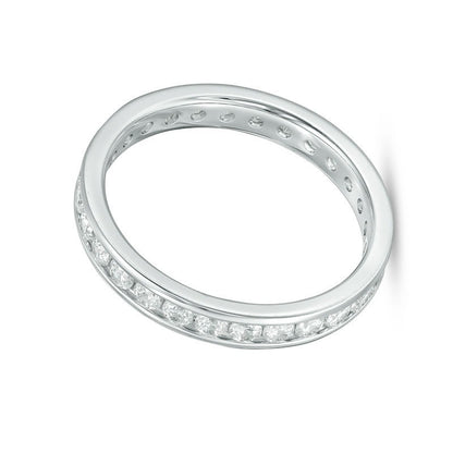 1.0 CT. TW Diamond Eternity Band in 14K White Gold (H/SI2)