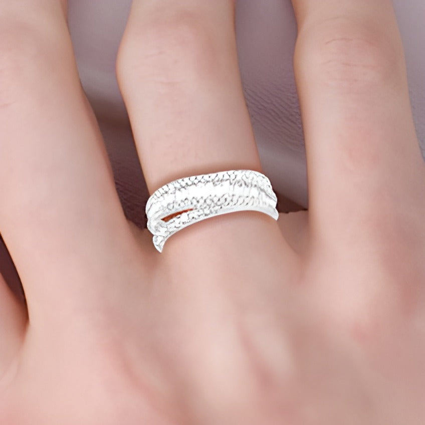 1.2 CT. TW Baguette and Round Diamond Multi-Row Band in 14K White Gold