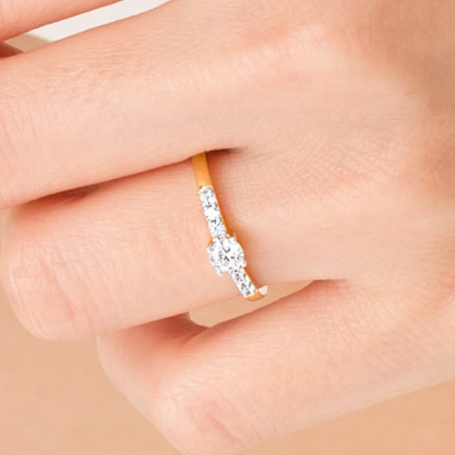 0.33 CT. TW Diamond Engagement Ring in 10K Gold