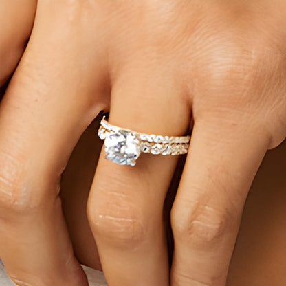 3.0 CT. TW Lab-Grown Diamond Bridal Set in 14K Gold (I/SI2)