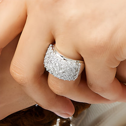 3.5 CT. TW Diamond Multi-Row Anniversary Band in 10K White Gold