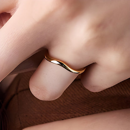 3.75mm Contour Wedding Band in 14K Gold