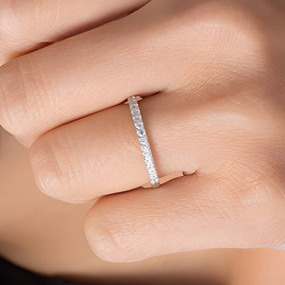 0.33 CT. TW Diamond Wedding Band in 10K White Gold