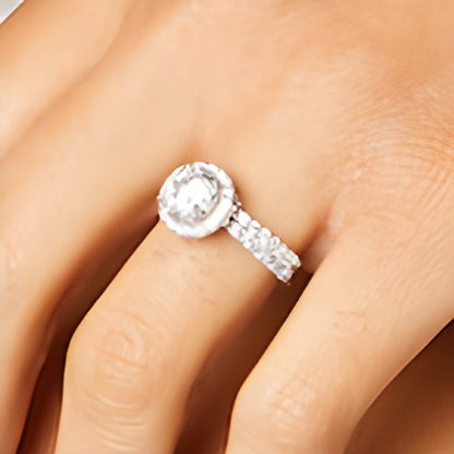 2.88 CT. TW Lab-Grown Diamond Frame Bridal Set in 14K White Gold (I/SI2)