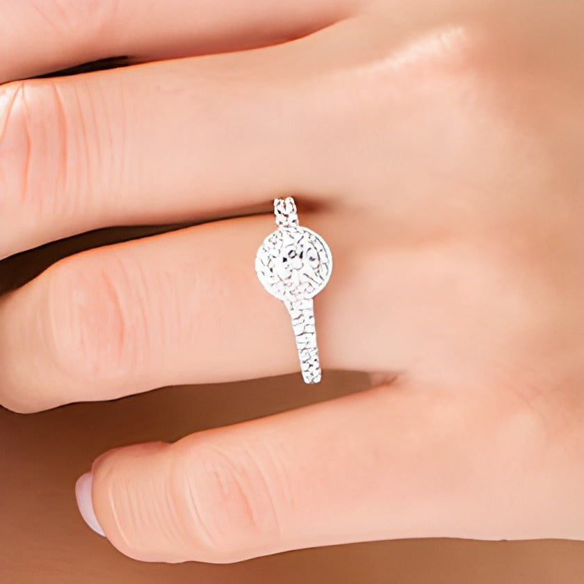 Zales Private Collection 1.0 CT. TW Colorless Diamond Frame Engagement Ring in 14K White Gold (F/I1)