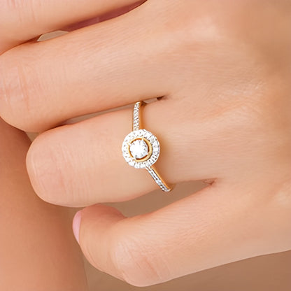 0.33 CT. TW Diamond Frame Vintage-Style Engagement Ring in 10K Gold