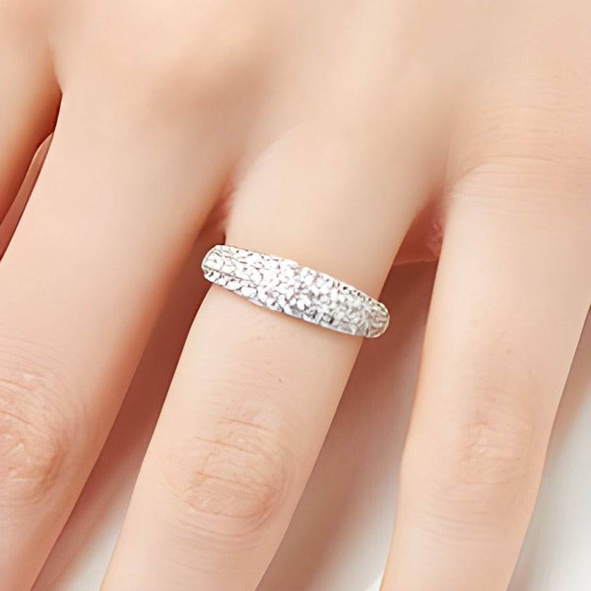 1.0 CT. TW Diamond Multi-Row Band in Platinum