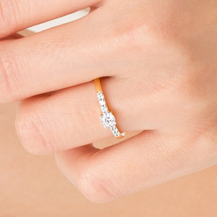 0.33 CT. TW Diamond Engagement Ring in 10K Gold
