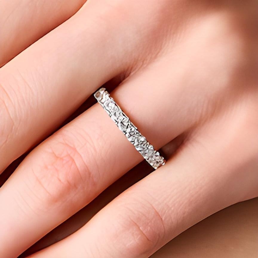 2.0 CT. TW Diamond Eternity Band in 14K White Gold (I/SI2) - Size 8