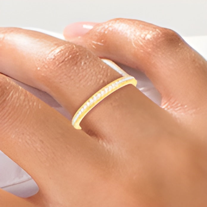 0.17 CT. TW Diamond Anniversary Band in 10K Gold