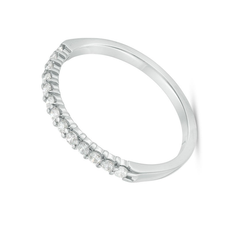 0.25 CT. TW Diamond Band in 14K White Gold