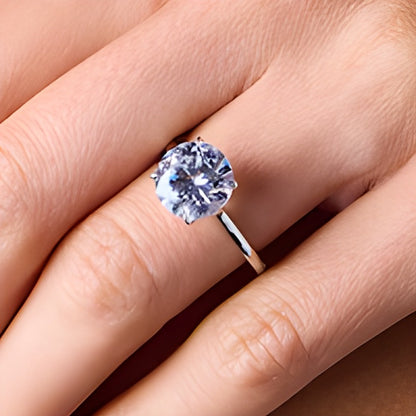 4.0 CT. TW Lab-Grown Diamond Solitaire Engagement Ring in Platinum (F/VS2)