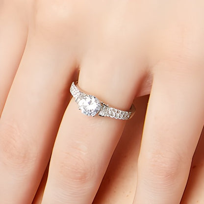 1.2 CT. TW Multi-Diamond Engagement Ring in 14K White Gold