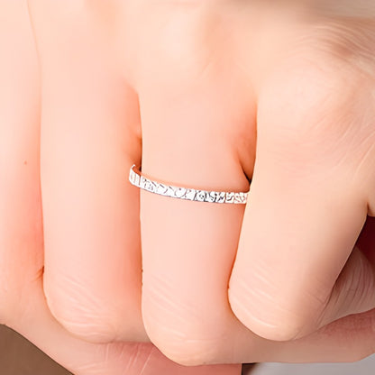 0.17 CT. TW Lab-Grown Diamond Band in 14K White Gold (F/SI2)