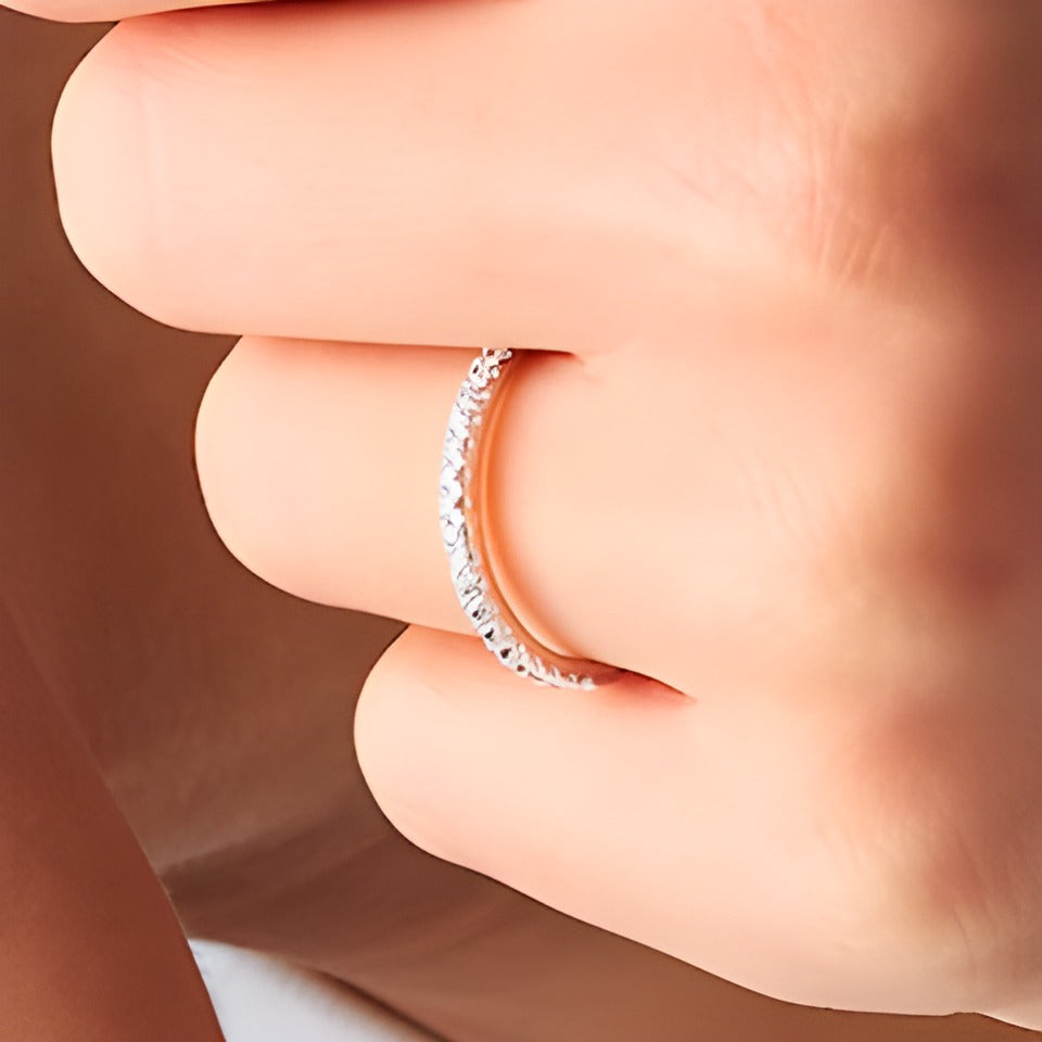 0.25 CT. TW Lab-Grown Diamond Band in 14K White Gold (F/SI2)