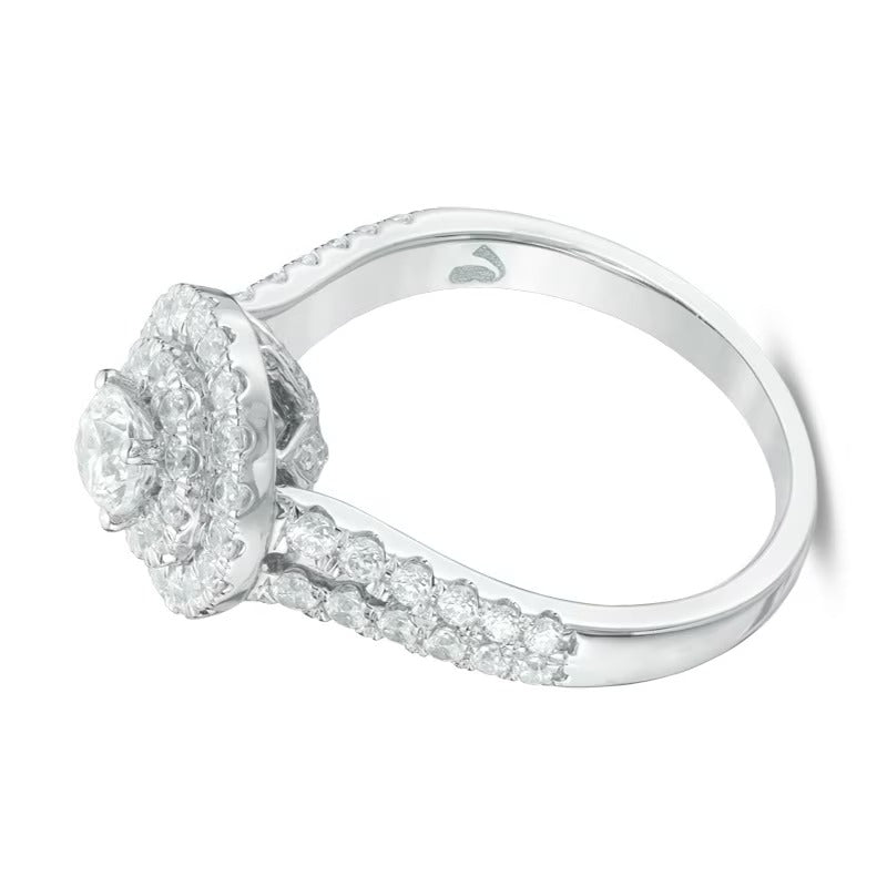 Love's Destiny by Peoples 1.25 CT. TW Diamond Engagement Ring in 14K White Gold