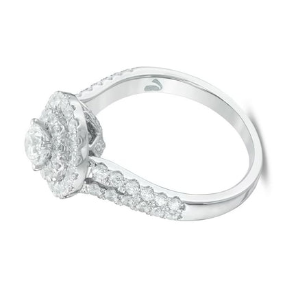 Love's Destiny by Peoples 1.25 CT. TW Diamond Engagement Ring in 14K White Gold