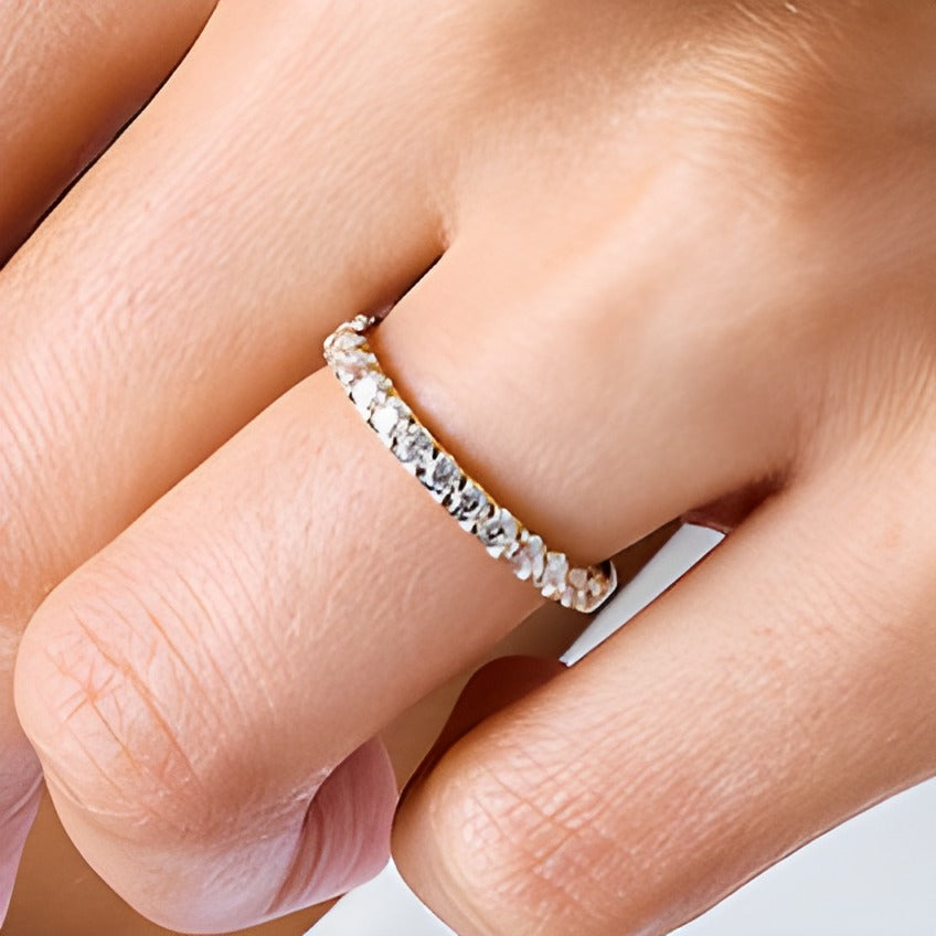 0.5 CT. TW Lab-Grown Diamond Anniversary Band in 14K Gold (F/VS2)