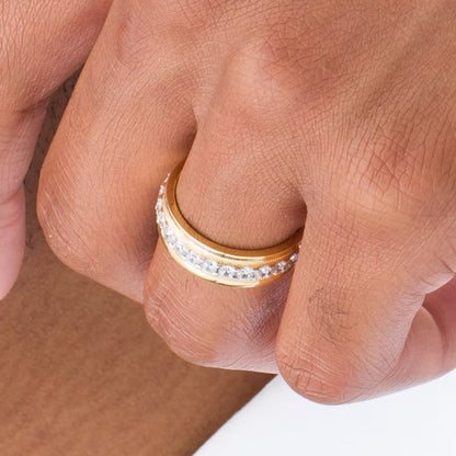 1.0 CT. TW Diamond Milgrain Wedding Band in 10K Gold