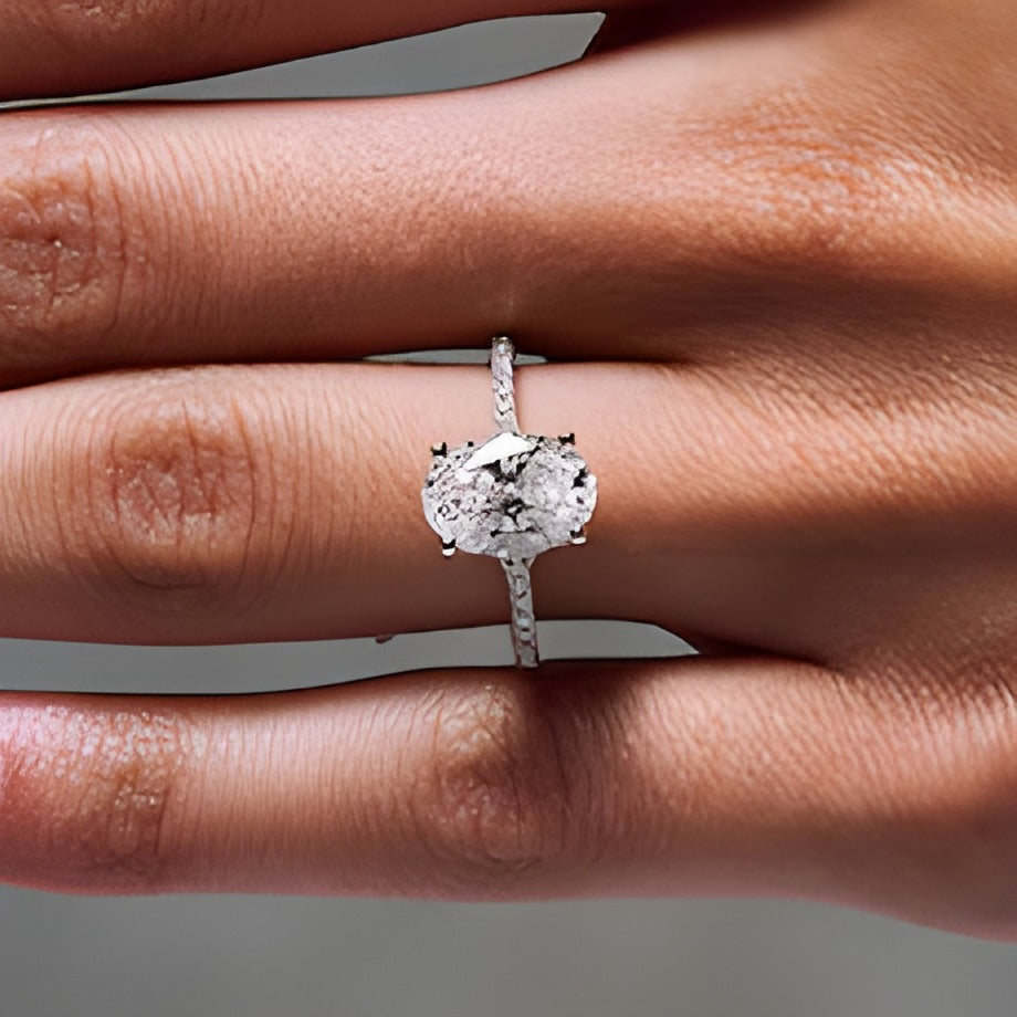 2.25 CT. TW Oval Lab-Grown Diamond Engagement Ring in 14K Gold (F/VS2)