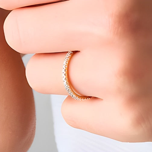 0.25 CT. TW Lab-Grown Diamond Band in 14K Gold (F/SI2)