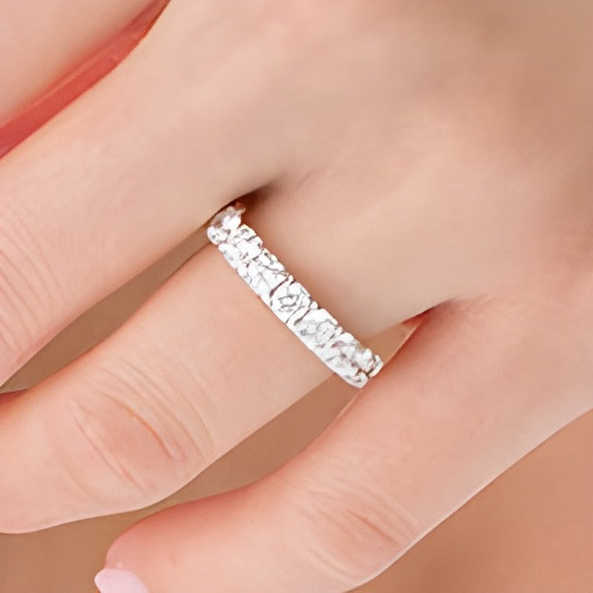 1.5 CT. TW Diamond Nine Stone Band in 14K White Gold (I/SI2)