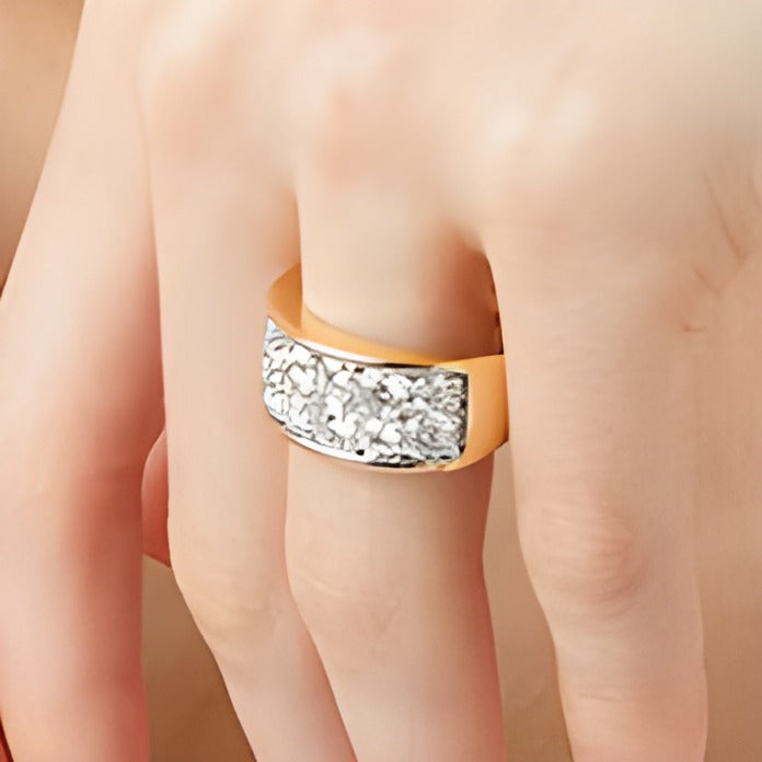 3.25 CT. TW Diamond Alternating Double-Row Anniversary Band in 10K Gold