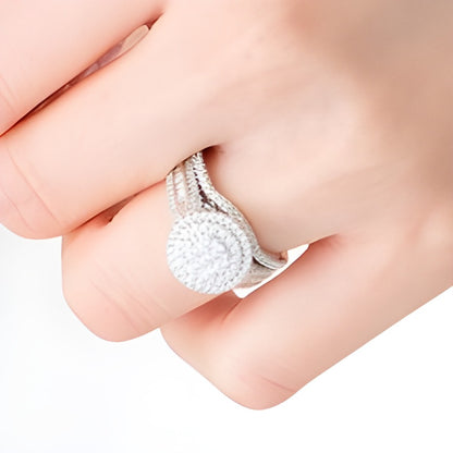1.0 CT. TW Baguette and Round Composite Diamond Frame Multi-Row Bridal Set in 10K White Gold