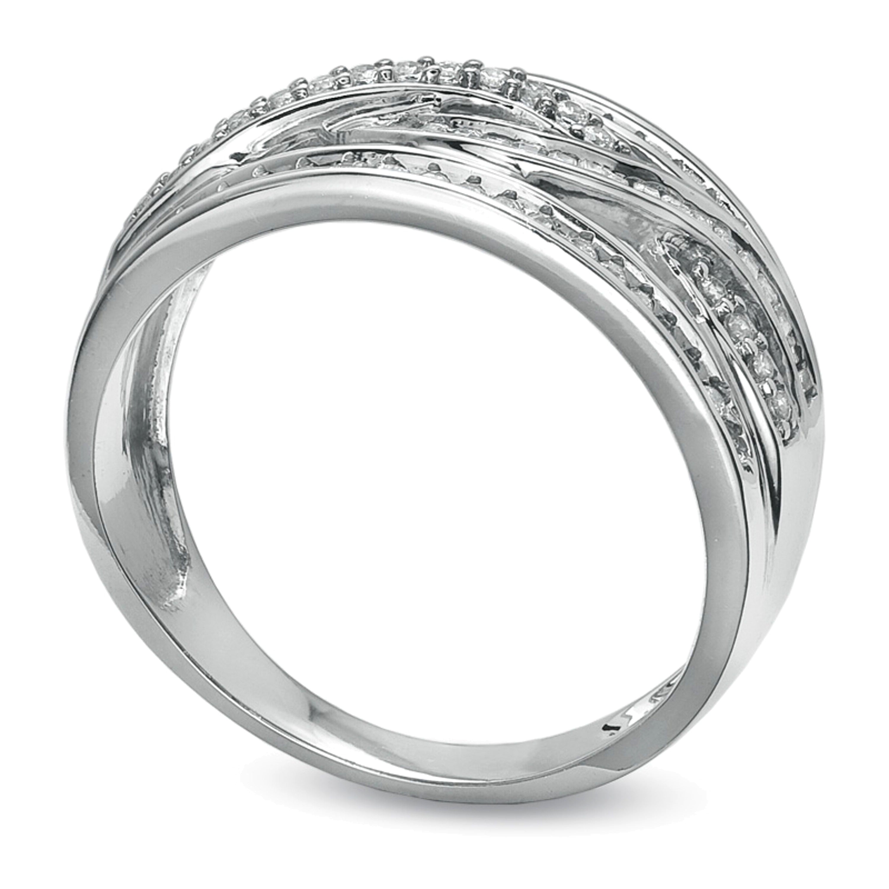 0.38 CT. TW Diamond Infinity Band in 10K White Gold