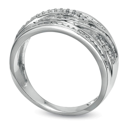 0.38 CT. TW Diamond Infinity Band in 10K White Gold