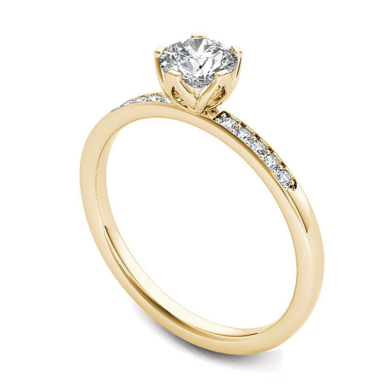 0.5 CT. TW Diamond Engagement Ring in 14K Gold