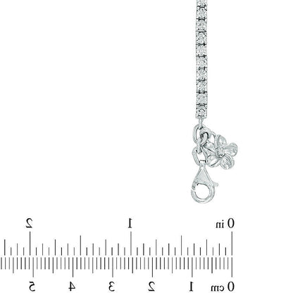 0.33 CT. TW Diamond Tennis Bracelet in Sterling Silver - 7.5"