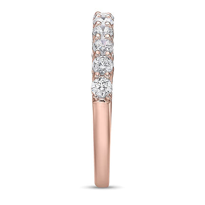 0.75 CT. TW Diamond Eleven Stone Band in 10K Rose Gold (I/I2)