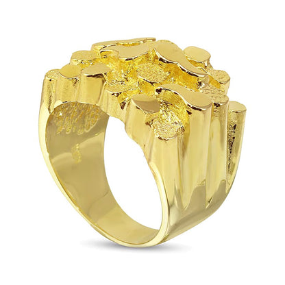 16.0mm Nugget Ring in 10K Gold