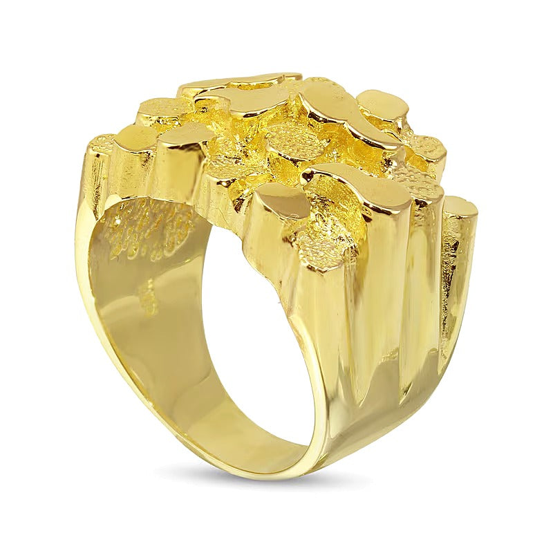 16.0mm Nugget Ring in 10K Gold