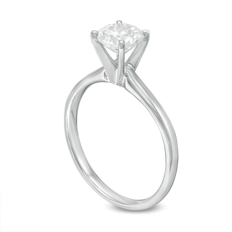 1.5 CT. Diamond Solitaire Engagement Ring in 14K White Gold (K/I3)