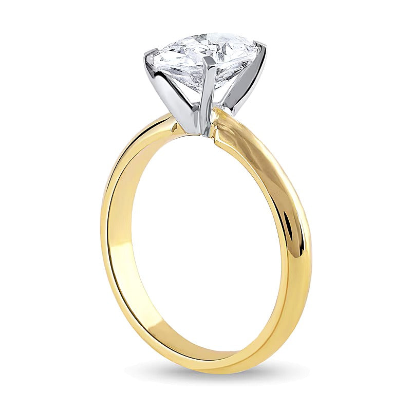 2.0 CT. Oval Lab-Grown Diamond Solitaire Engagement Ring in 14K Gold (F/VS2)