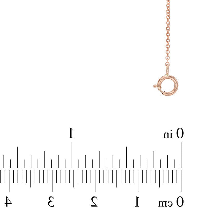 Diamond Accent Heart Bracelet in 10K Rose Gold