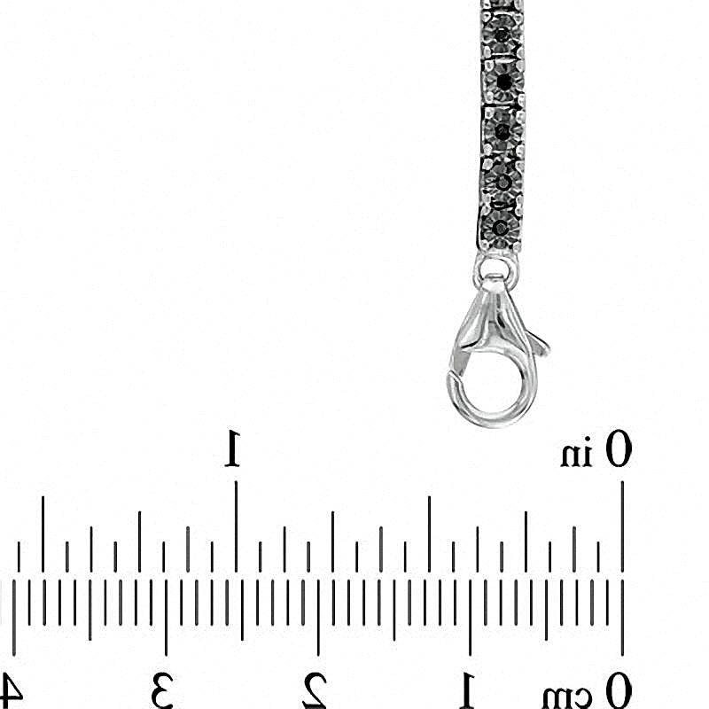 0.5 CT. TW Black Diamond Tennis Bracelet in Sterling Silver