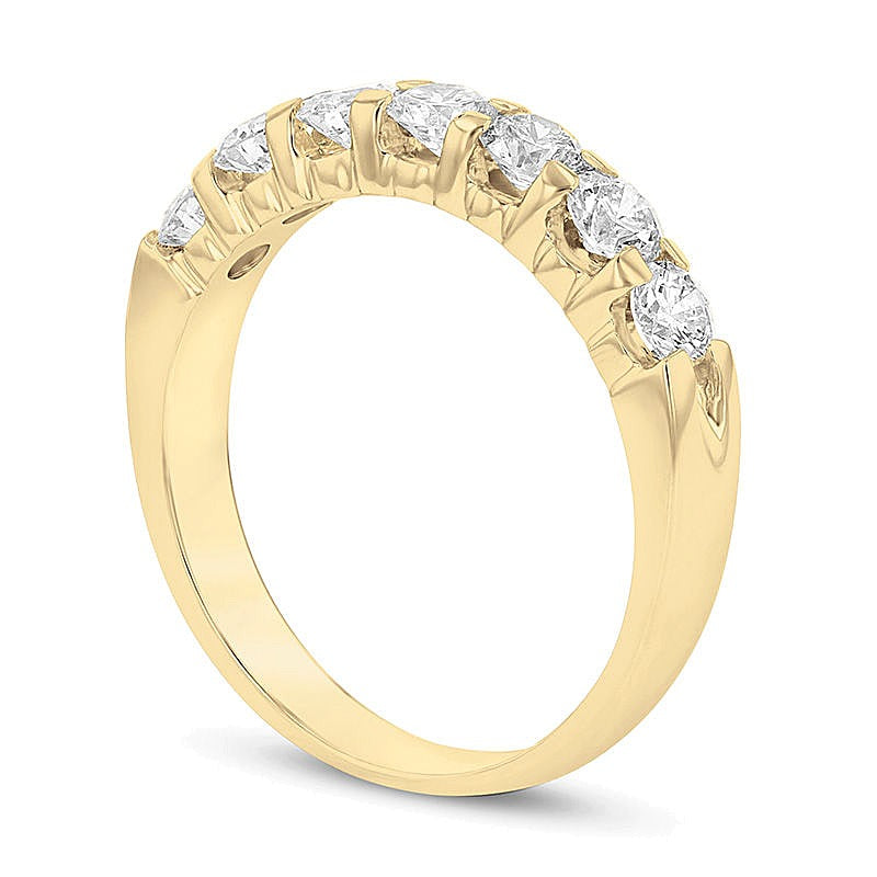 1.0 CT. TW Diamond Seven Stone Anniversary Band in 14K Gold