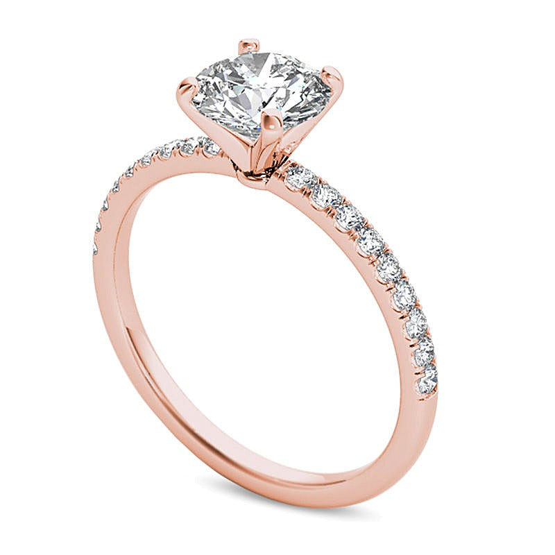 1.0 CT. TW Diamond Engagement Ring in 14K Rose Gold