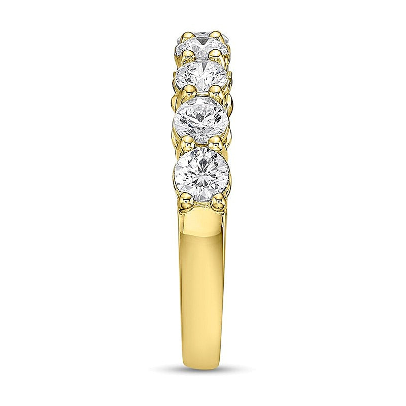 1.5 CT. TW Diamond Nine Stone Band in 10K Gold (I/I2)
