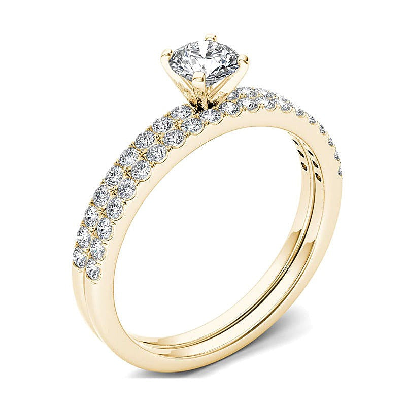 0.75 CT. TW Diamond Bridal Set in 14K Gold