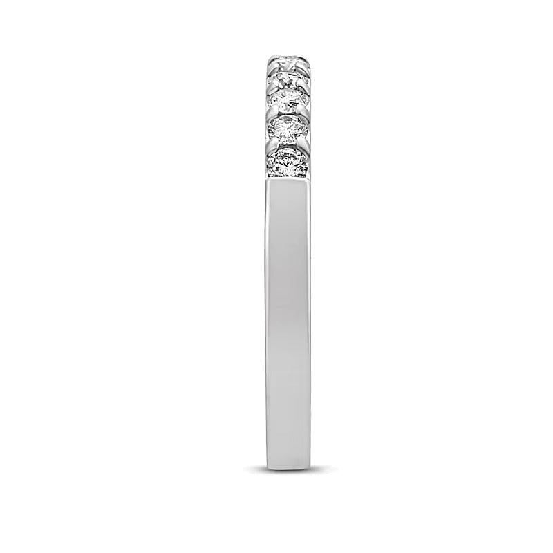 0.38 CT. TW Diamond Eleven Stone Anniversary Band in 10K White Gold