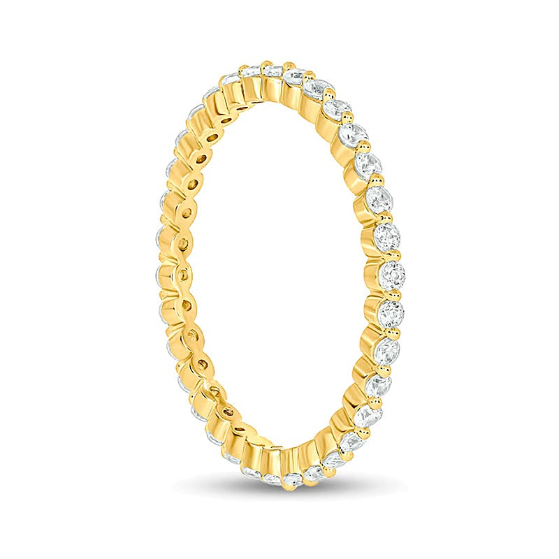 0.5 CT. TW Diamond Eternity Band in 10K Gold