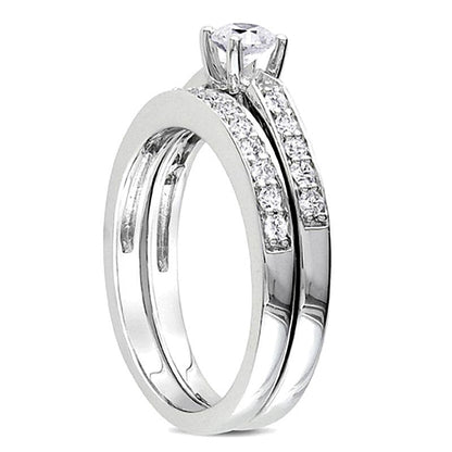 0.5 CT. TW Diamond Bridal Set in Sterling Silver