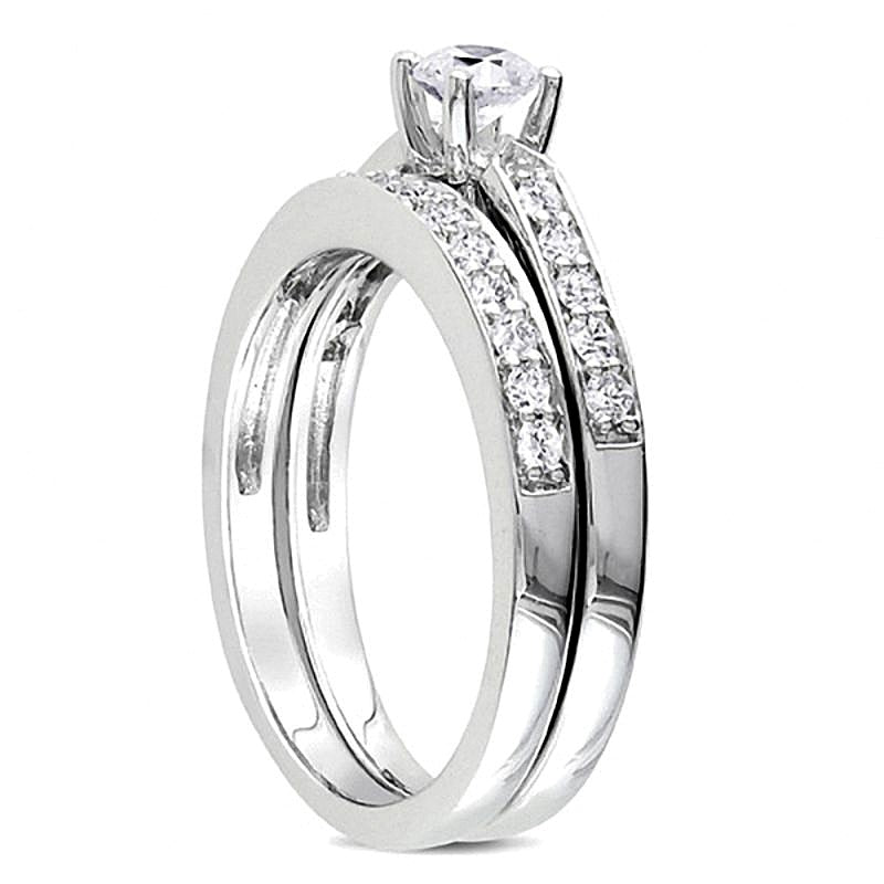 0.5 CT. TW Diamond Bridal Set in Sterling Silver