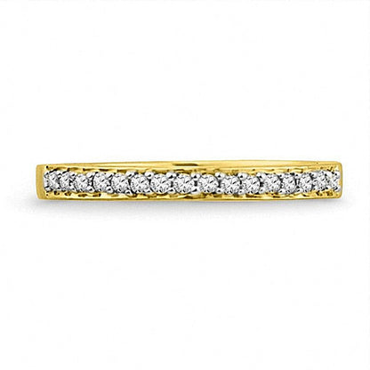0.1 CT. TW Diamond Wedding Band in 10K Gold