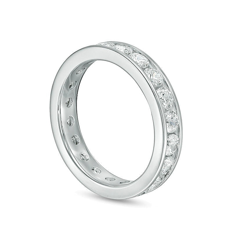 2.0 CT. TW Diamond Channel-Set Eternity Band in 14K White Gold (H/SI2)