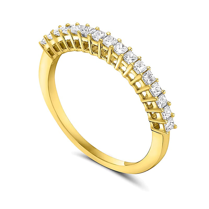 0.5 CT. TW Princess-Cut Diamond Anniversary Band in 14K Gold